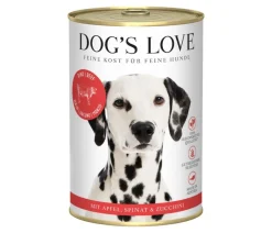 DOG'S LOVE Nassfutter für Hunde Bio, 6 x 400 g