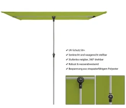 Doppler Active Balkonblende, ca. B180/T130 cm