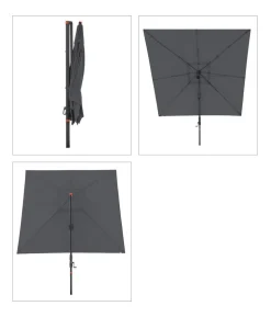Doppler Ampelschirm myZone AX, quadratisch, ca. B280/T280 cm