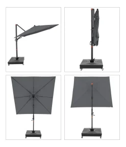 Doppler Ampelschirm myZone AX, quadratisch, ca. B210/T210 cm