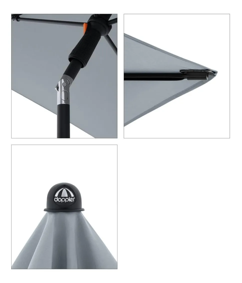 Doppler Balkonschirm myZone, rechteckig, ca. B190/T125 cm