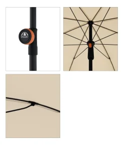 Doppler Balkonschirm myZone, rund, ca. Ø200 cm
