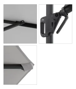 Doppler Pendelschirm Life Side, rund, ca. Ø310 cm