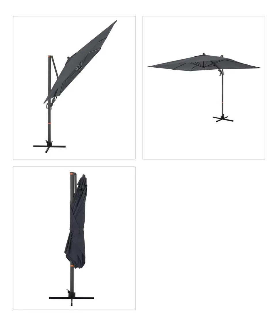 Doppler Pendelschirm myZone AX, rechteckig, ca. B320/T240 cm