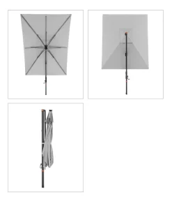 Doppler Pendelschirm myZone AX LED, rechteckig, ca. B300/T220 cm