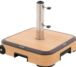 Doppler Schirmständer AluWood Trolley, 50 kg