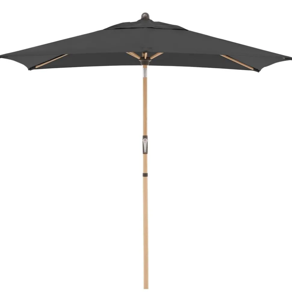 Doppler Sonnenschirm Aluwood Ultra, rechteckig, ca. B210/T140 cm