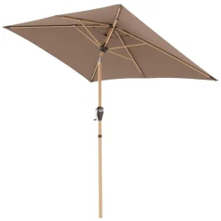 Doppler Sonnenschirm Aluwood Ultra, rechteckig, ca. B210/T140 cm