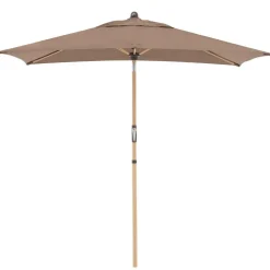 Doppler Sonnenschirm Aluwood Ultra, rechteckig, ca. B210/T140 cm