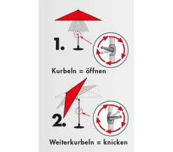 Doppler Sonnenschirm Expert Auto Tilt, rund, ca. Ø280 cm