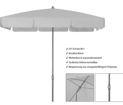 Doppler Sonnenschirm Sunline Neo, rechteckig, ca. B185/T120 cm