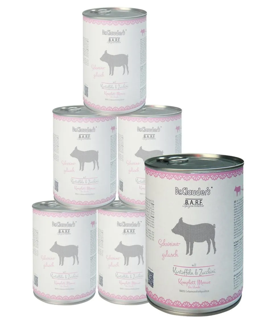 Dr. Clauder's® Nassfutter für Hunde BARF Komplettmenü