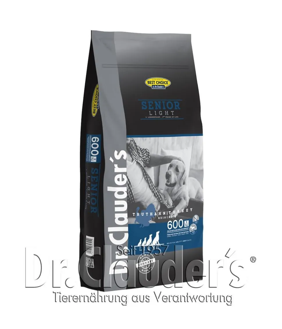 Dr. Clauder's® Trockenfutter für Hunde Best Choice Senior Light