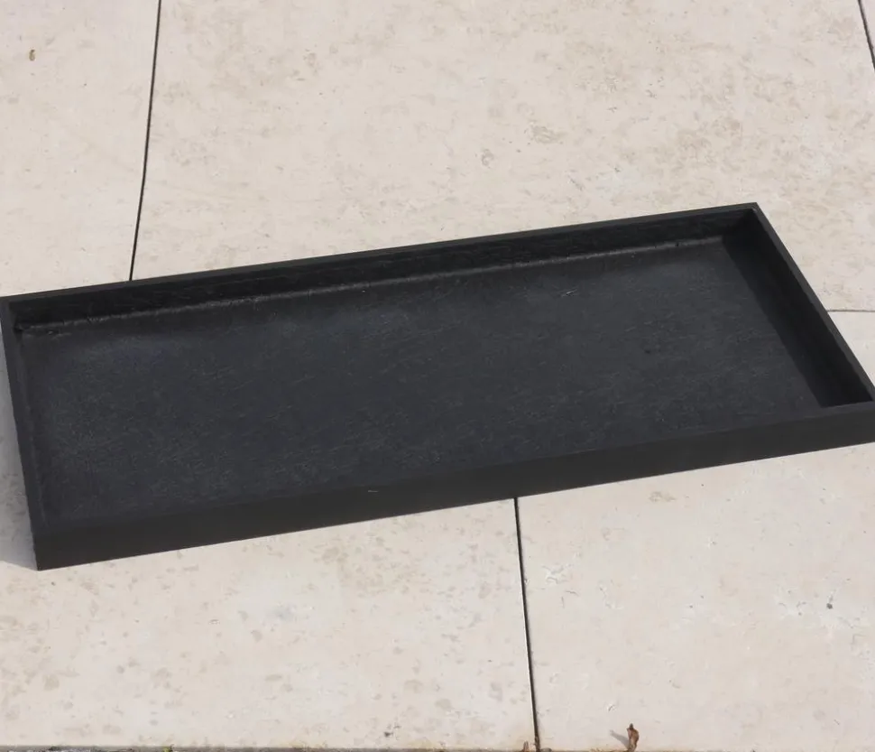 Eastwest Fiberglas-Untersetzer Bassin, rechteckig