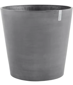 Ecopots Kunststoff-Topf Amsterdam mit Rollen, rund