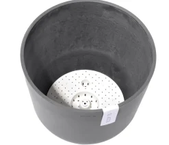 Ecopots Kunststoff-Topf Oslo mit Wassersystem, rund