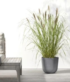 Ecopots Kunststoff-Topf Oslo mit Wassersystem, rund