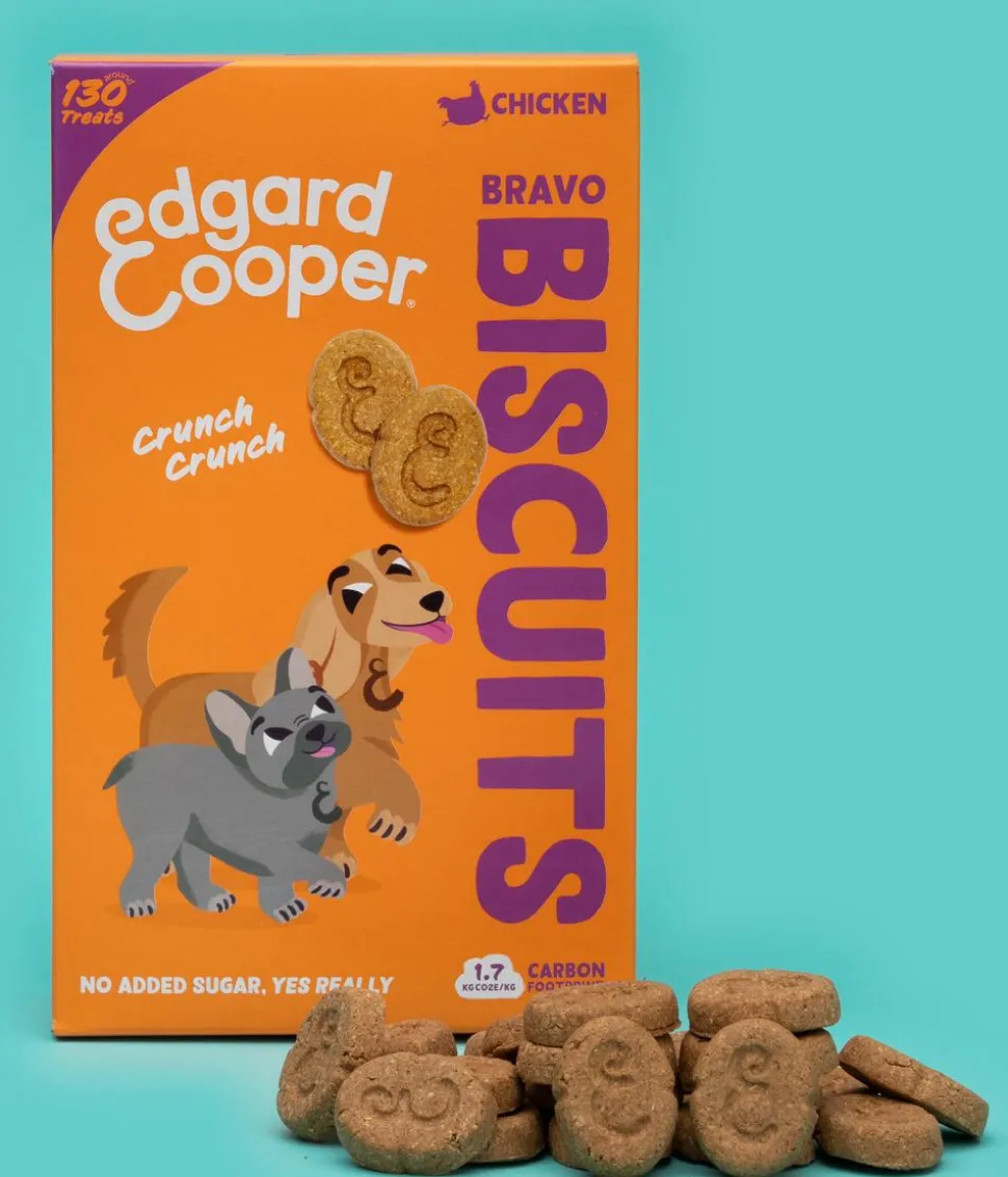 Edgard & Cooper Hundesnack Bravo Biscuits, 400 g