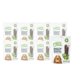 Edgard & Cooper Hundesnack Doggy Dental, Apfel & Eukalyptusöl, 8 x 105 g