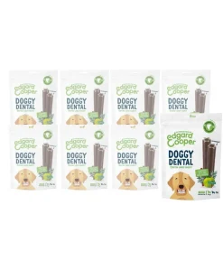 Edgard & Cooper Hundesnack Doggy Dental, Apfel & Eukalyptusöl, 8 x 105 g