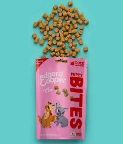 Edgard & Cooper Hundesnack Puppy Dog Bites, Huhn & Ente