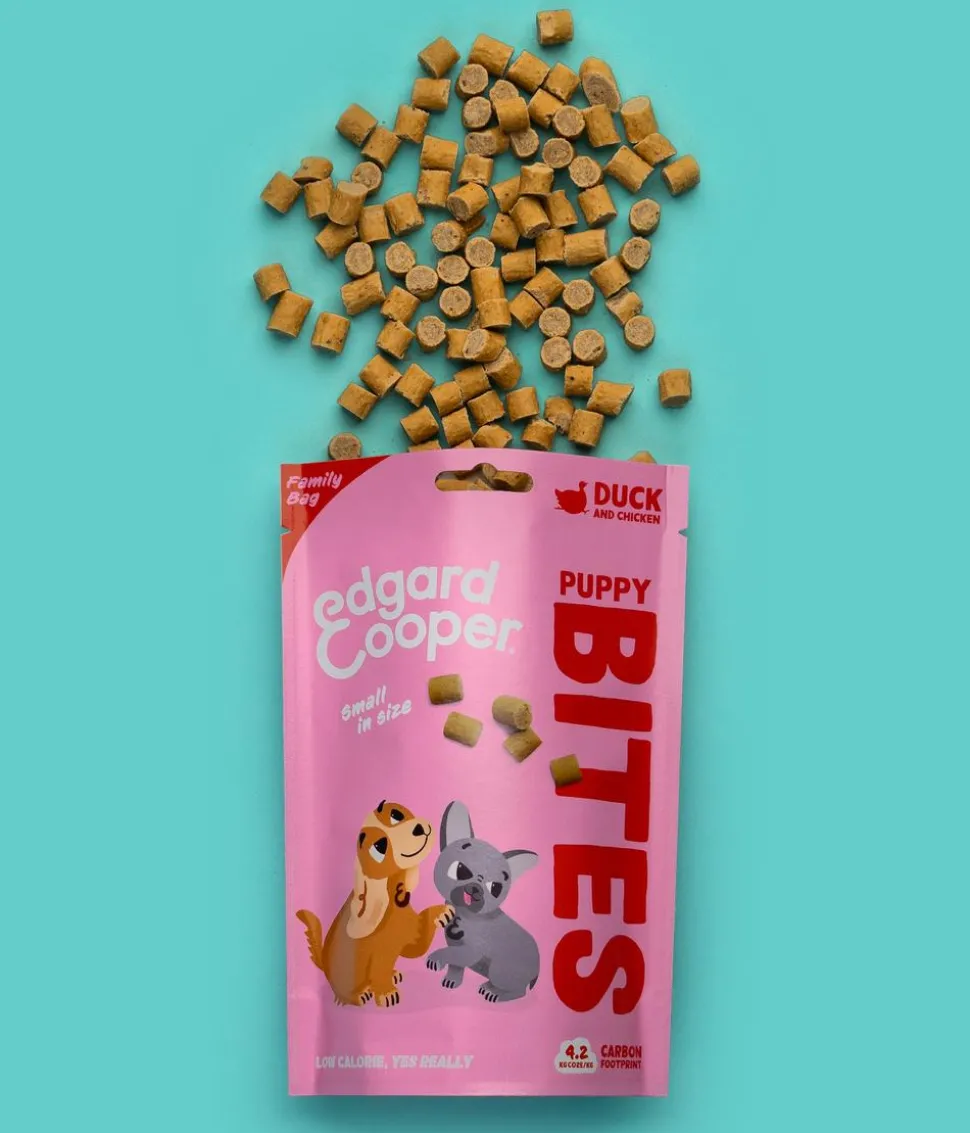 Edgard & Cooper Hundesnack Puppy Dog Bites, Huhn & Ente