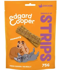 Edgard & Cooper Hundesnack Snuggle Up Strips, 11 x 75 g