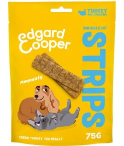 Edgard & Cooper Hundesnack Snuggle Up Strips, 11 x 75 g