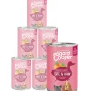 Edgard & Cooper Nassfutter für Hunde, Fabelhafte Ente & Huhn, Junior, 6 x 400 g