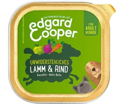 Edgard & Cooper Nassfutter für Hunde, Unwiderstehliches Lamm & Rind Adult, 11 x 150 g