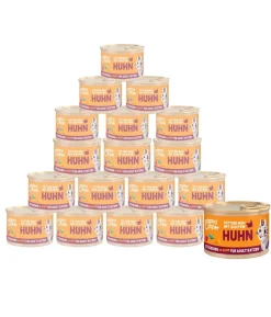 Edgard & Cooper Nassfutter für Katzen Freilaufhuhn Stückchen in Soße Adult, 18 x 85 g