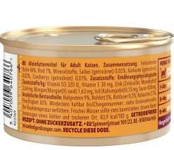 Edgard & Cooper Nassfutter für Katzen Freilaufhuhn Stückchen in Soße Adult, 18 x 85 g