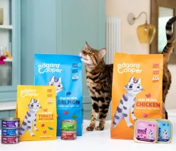 Edgard & Cooper Nassfutter für Katzen Wildfang-Thunfisch Filets, 24 x 70 g