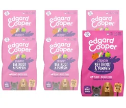 Edgard & Cooper Trockenfutter für Hunde, Knusprige Rote Beete & Kürbis Adult