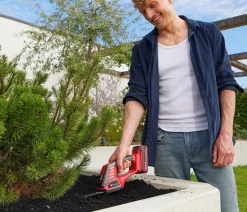 Einhell Akku-Gras- und Strauchschere GE-CG 18/100 Li- 3 in 1-Solo