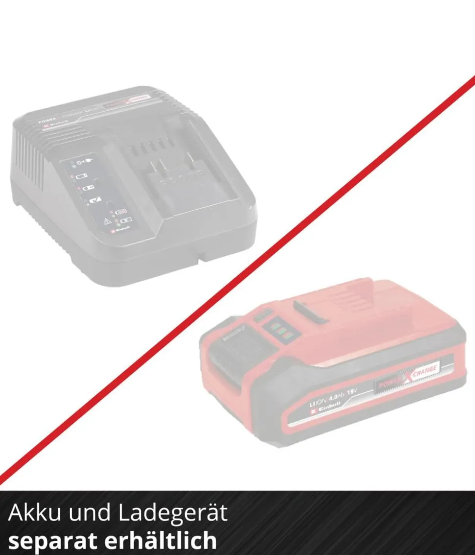 Einhell Akku Gras- und Strauchschere GE-CG 18/100 Li-Solo