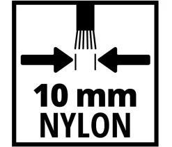 Einhell Fugenbürste Nylon, ca. B11/H11/T3,6 cm