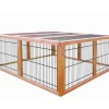 Elmato® Freilaufgehege Deluxe, ca. B120/H48/T120 cm