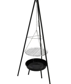 Esschert Grill-Feuerschale inkl. Dreibein, ca. B67,5/H157/T77 cm