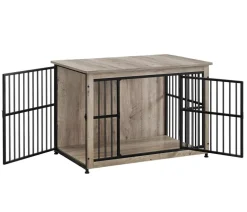 Feandrea Hundekäfig, greige, ca. B98/H69/T65 cm