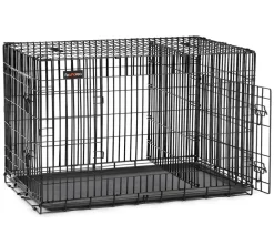Feandrea Hundekäfig mit Trennwand, ca. B107/H77,5/T70 cm