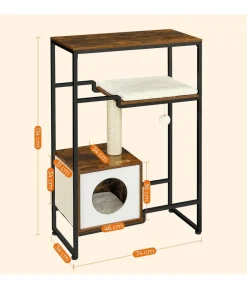 Feandrea Kratzbaum, braun, ca. B74/H114/T34 cm