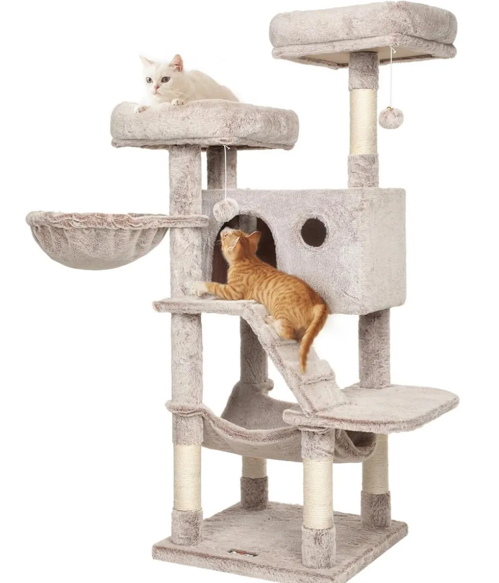 Feandrea Kratzbaum, hellbraun, ca. B49/H135/T49 cm