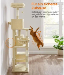 Feandrea Kratzbaum XXL, ca. B109/H199/T76,2 cm