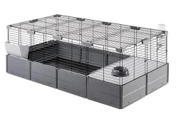 ferplast Nagerheim Multipla Maxi, schwarz, ca. B142/H50/T72 cm