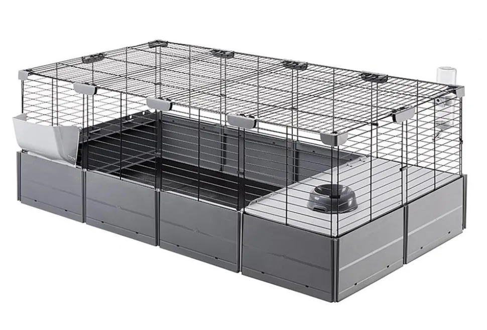 ferplast Nagerheim Multipla Maxi, schwarz, ca. B142/H50/T72 cm