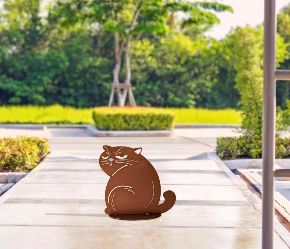 Ferrum Metall-Kater Gizmo, ca. H25 cm