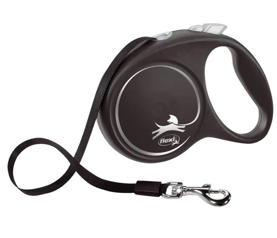 flexi® Hundeleine Gurt-Leine Black Design, large, 5 m