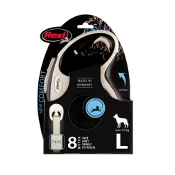 flexi® Hundeleine Gurt-Leine New Comfort, Large, 8 m