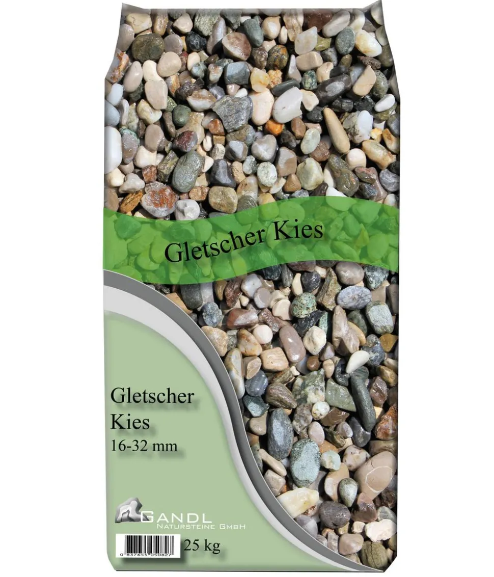 Gandl Gletscherkies, 16 - 32 mm, bunt, 25 kg